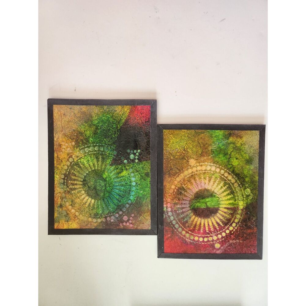 2 Original Mixed Media Artworks B8